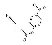 (4-nitrophenyl) 3-cyanoazetidine-1-carboxylate Structure