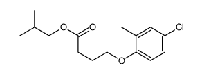 isobutyl 4-(4-chloro-2-methylphenoxy)butyrate structure