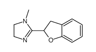 2-(2,3-dihydro-1-benzofuran-2-yl)-1-methyl-4,5-dihydroimidazole Structure