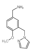 4-Methoxy-3-pyrazol-1-ylmethyl-benzylamine picture