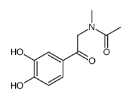 N-[2-(3,4-dihydroxyphenyl)-2-oxoethyl]-N-methylacetamide结构式