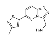 (6-(3-methylisothiazol-5-yl)-[1,2,4]triazolo[4,3-b]pyridazin-3-yl)methanamine Structure