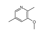 Pyridine, 3-methoxy-2,5-dimethyl- (9CI) Structure