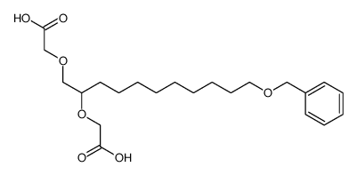 4-(9-benzyloxynonyl)-3,6-dioxaoctanedioic acid Structure