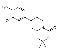 tert-butyl 4-(4-amino-3-methoxyphenyl)piperidine-1-carboxylate Structure