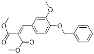 diMethyl 2-(4-(benzyloxy)-3-Methoxybenzylidene)Malonate结构式