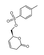 Toluene-4-sulfonic acid (S)-6-oxo-5,6-dihydro-2H-pyran-2-ylmethyl ester Structure