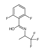 2,6-difluoro-N-(1,1,1-trifluoropropan-2-yl)benzamide Structure