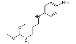 4-N-[3-(dimethoxymethylsilyl)propyl]benzene-1,4-diamine结构式