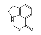 S-Methyl indoline-7-carbothioate Structure