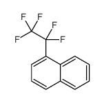 1-(1,1,2,2,2-pentafluoroethyl)naphthalene结构式