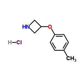 3-(4-Methylphenoxy)azetidine hydrochloride (1:1) structure