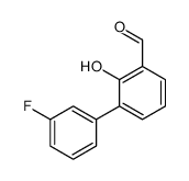 3-(3-fluorophenyl)-2-hydroxybenzaldehyde结构式