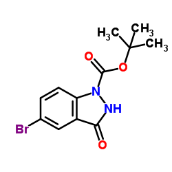 tert-butyl 5-bromo-3-oxo-2H-indazole-1-carboxylate picture