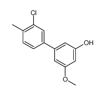 3-(3-chloro-4-methylphenyl)-5-methoxyphenol Structure