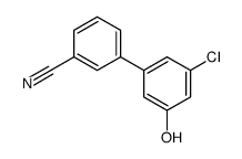 3-(3-chloro-5-hydroxyphenyl)benzonitrile结构式