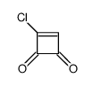 3-chlorocyclobut-3-ene-1,2-dione结构式