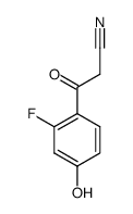 3-(2-fluoro-4-hydroxyphenyl)-3-oxopropanenitrile Structure