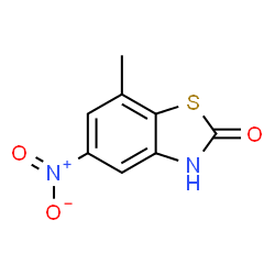 2(3H)-Benzothiazolone,7-methyl-5-nitro-(9CI) structure