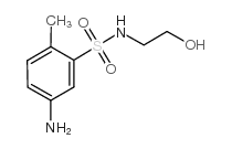 5-amino-N-(2-hydroxyethyl)-2-methylbenzenesulfonamide Structure