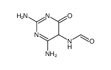 2,6-diamino-4-hydroxy-5-formamidopyrimidine structure