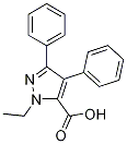 1-ethyl-3,4-diphenyl-1H-pyrazol-5-carboxylic acid picture