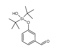 3-((di-tert-butyl(hydroxy)silyl)oxy)benzaldehyde Structure