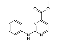 methyl 2-(phenylamino)pyrimidine-4-carboxylate Structure