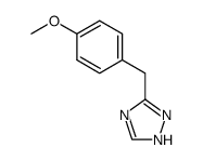 3-(4-methoxybenzyl)-1H-1,2,4-triazole Structure