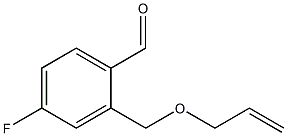 4-fluoro-2-(prop-2-enoxymethyl)benzaldehyde Structure