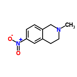 2-Methyl-6-nitro-1,2,3,4-tetrahydroisoquinoline structure