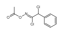 chlorure de l'acide N-acetoxy chloro-2 phenyl-2 acetohydroximique Structure