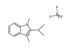 1,3-Dimethyl-2-(1-methylethyl)benzimidazolium-tetrafluoroborat结构式