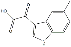 1h-indole-3-acetic acid, 5-methyl-a-oxo- Structure