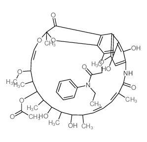 Rifamycin,4-O-[2-(ethylphenylamino)-2-oxoethyl]- (9CI)结构式