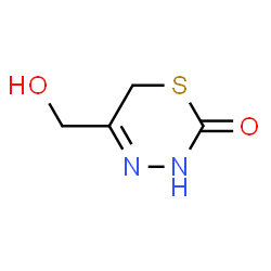 2H-1,3,4-Thiadiazin-2-one, 3,6-dihydro-5-(hydroxymethyl)- (9CI) Structure