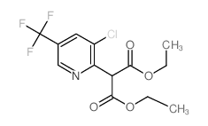 DIETHYL 2-[3-CHLORO-5-(TRIFLUOROMETHYL)-2-PYRIDINYL]MALONATE Structure