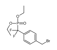 1-(bromomethyl)-4-[diethoxyphosphoryl(difluoro)methyl]benzene Structure