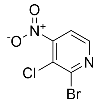 2-Bromo-3-chloro-4-nitropyridine structure