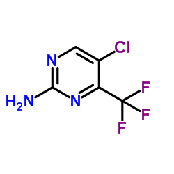 5-Chloro-4-(trifluoromethyl)-2-pyrimidinamine picture