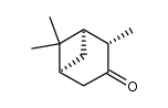 (1R,2S,5S)-2,6,6-trimethylbicyclo[3.1.1]heptan-3-one结构式