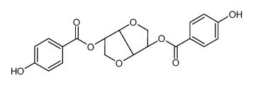 (3R,3AR,6S,6AR)-HEXAHYDROFURO[3,2-B]FURAN-3,6-DIYL BIS(4-HYDROXYBENZOATE) structure