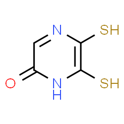 2(1H)-Pyrazinone,5,6-dimercapto- (9CI)结构式