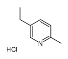 5-ethyl-2-methylpyridine hydrochloride Structure