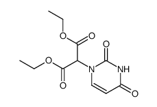 (2,4-dioxo-3,4-dihydro-2H-pyrimidin-1-yl)-malonic acid diethyl ester Structure