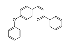 3-(4-phenoxyphenyl)-1-phenylprop-2-en-1-one结构式