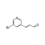 (E)-3-(5-Bromopyridin-3-yl)acrylaldehyde Structure