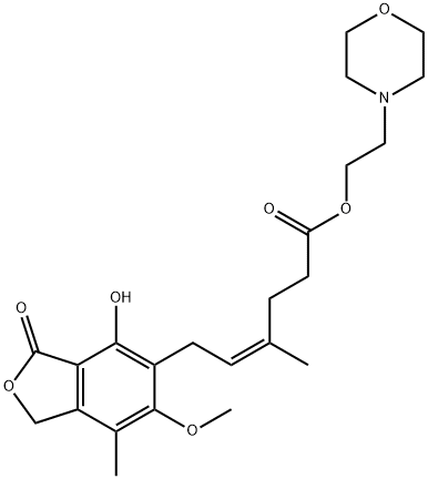 Mycophenolate Mofetil EP Impurity C (Z-isomer) Structure