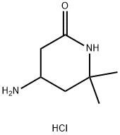 4-Amino-6,6-dimethyl-piperidin-2-one hydrochloride Structure