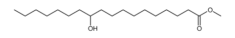 11-hydroxy-octadecanoic acid methyl ester Structure